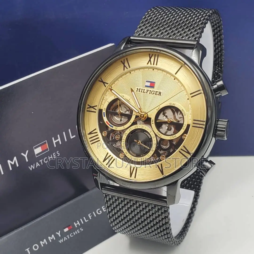 Tommy Hilfiger Quality Luxury Men Strap Wristwatch