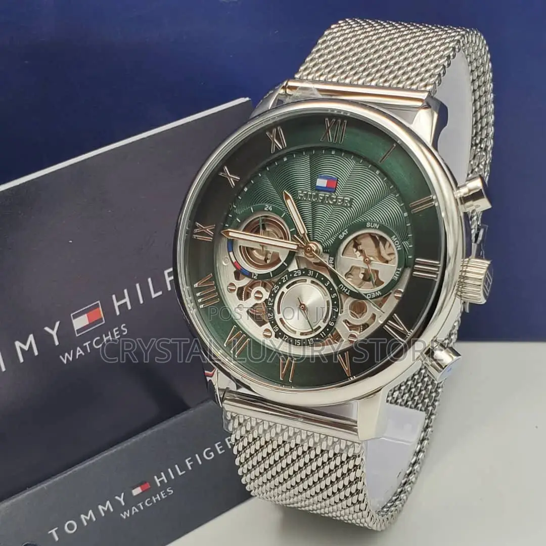 Tommy Hilfiger Quality Luxury Men Strap Wristwatch
