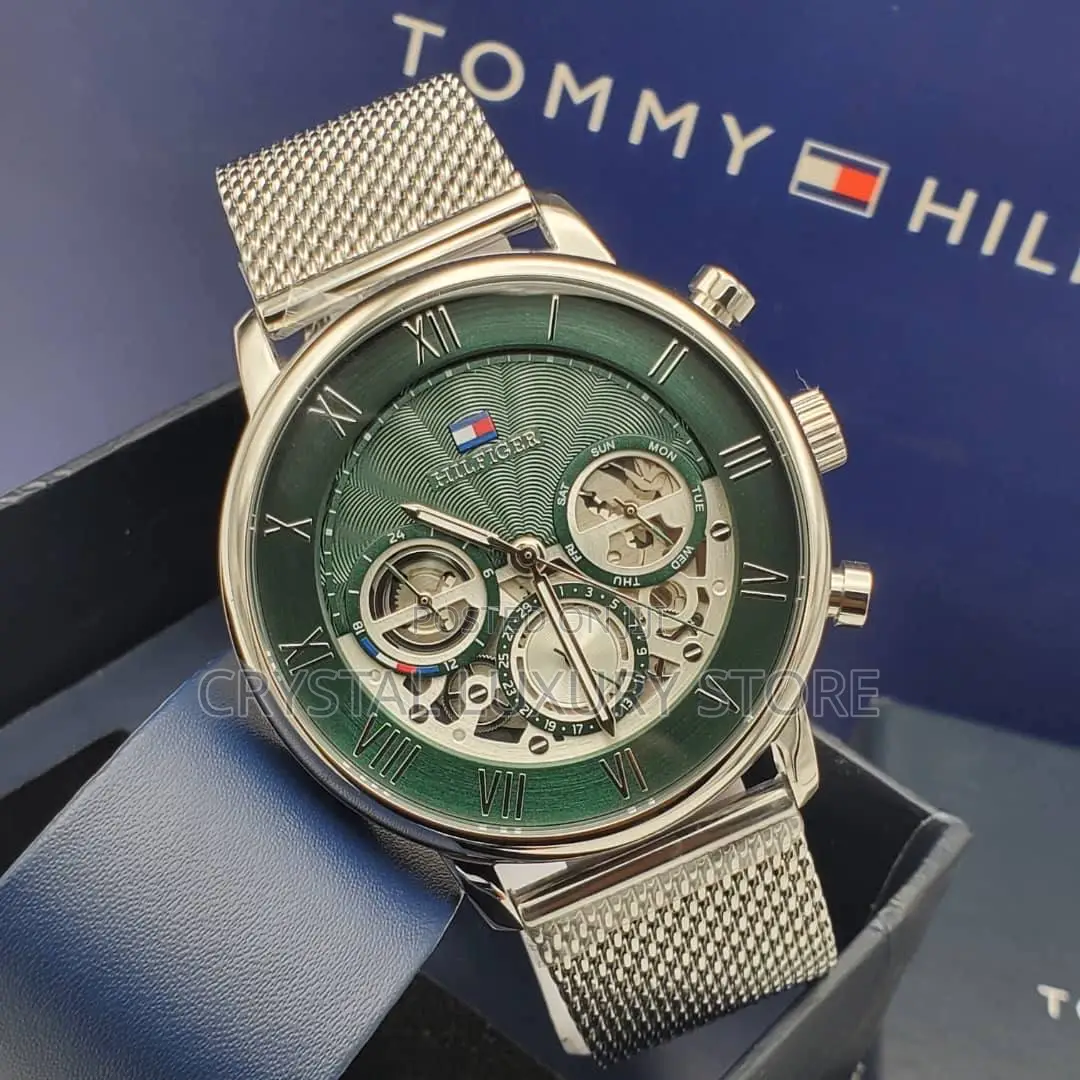 Tommy Hilfiger Quality Luxury Men Strap Wristwatch