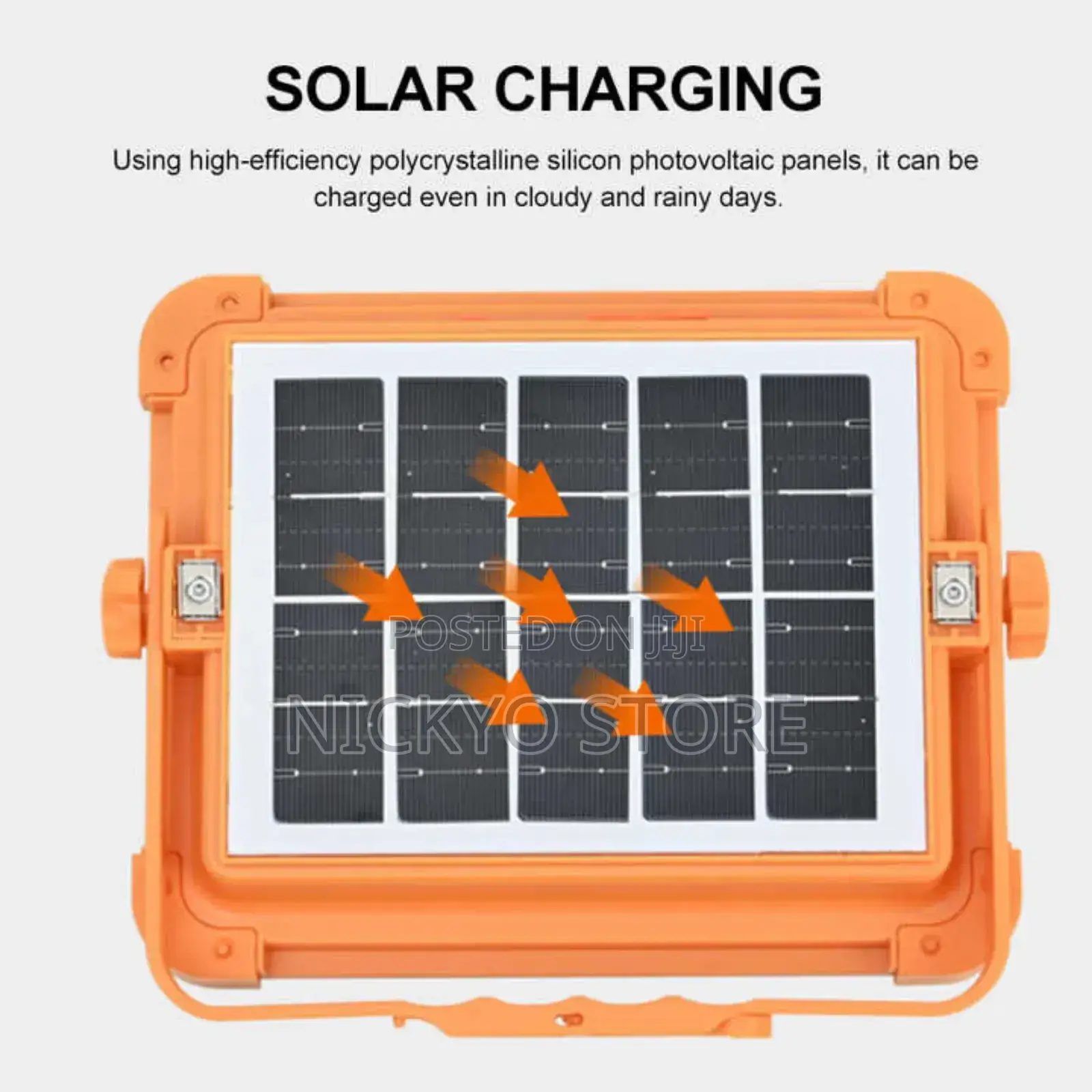 Solar Emergency Flood Light Outdoor Fishing Camping Lamp