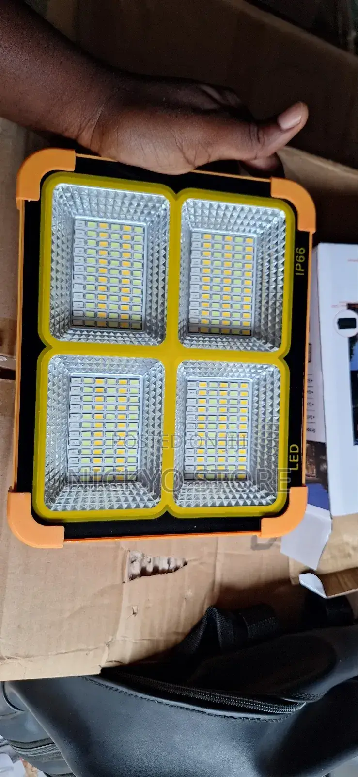 Solar Emergency Flood Light Outdoor Fishing Camping Lamp