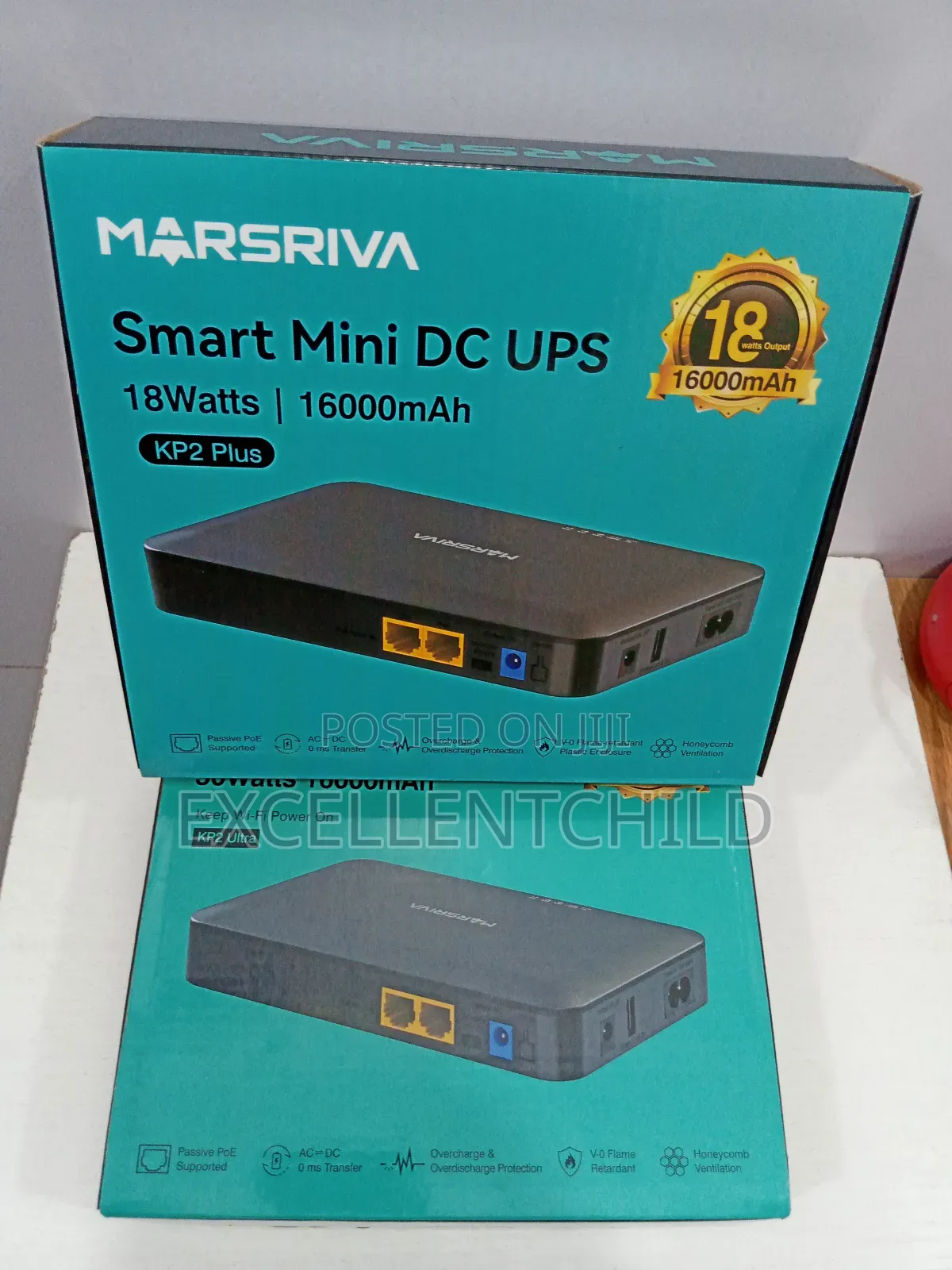Marsriva 16000 Mah Smart Mini DC UPS 18watts (Kp2 Plus)