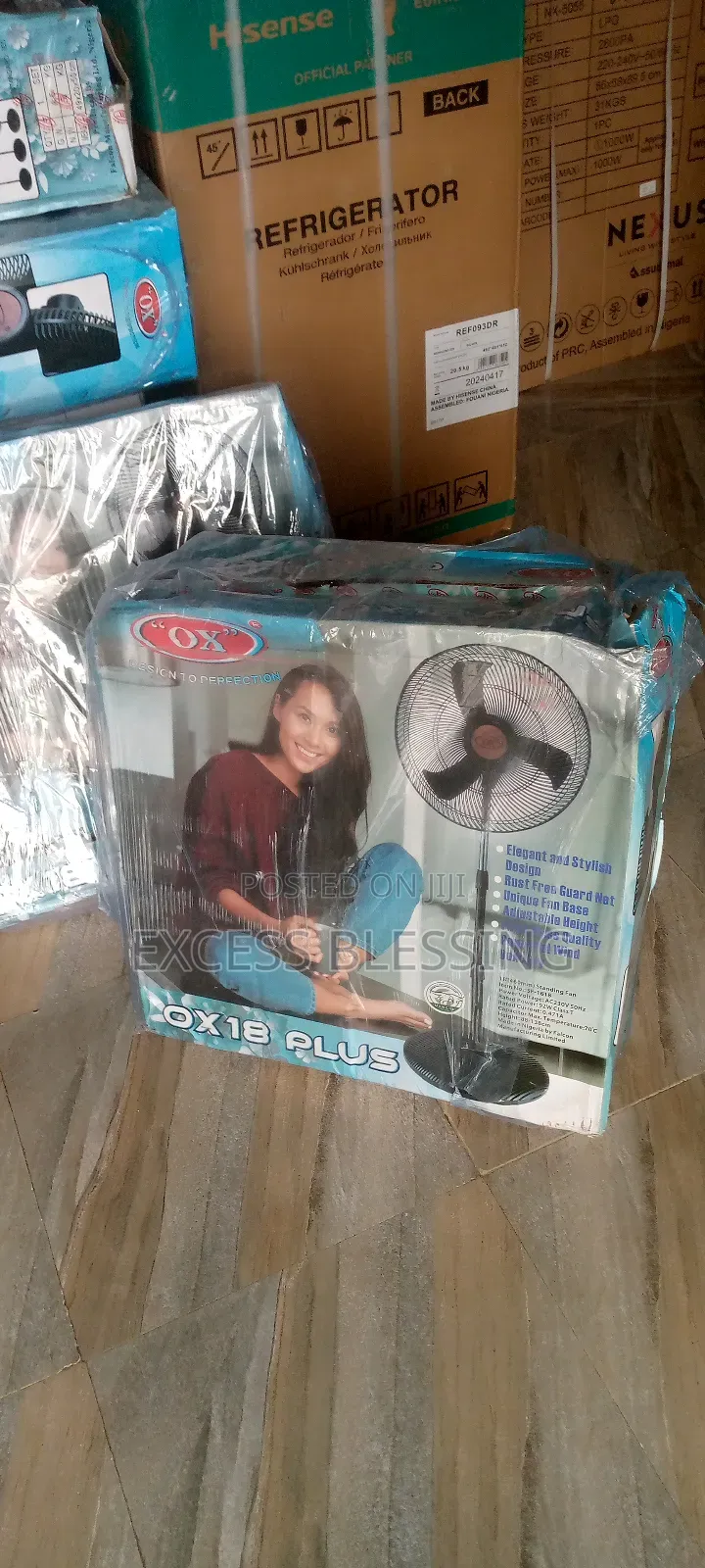 18 Inches Standing Ox Fan-Sf-1618
