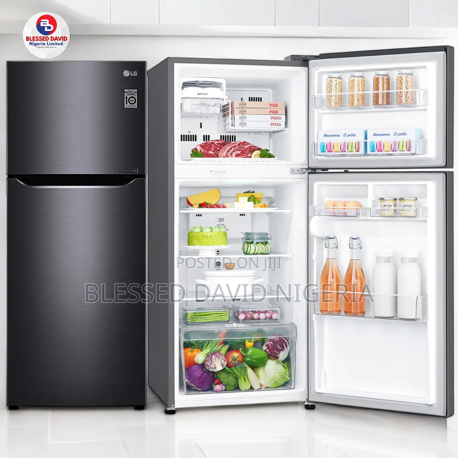 Lg Top Freezer 260l Refrigerator Gl-c252slbb