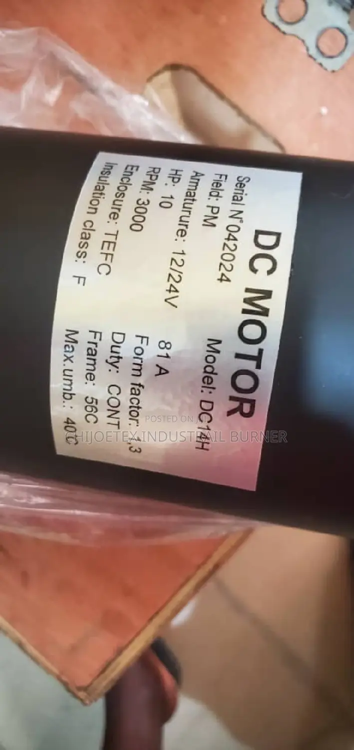 DC Motor 10hp 12v/24v