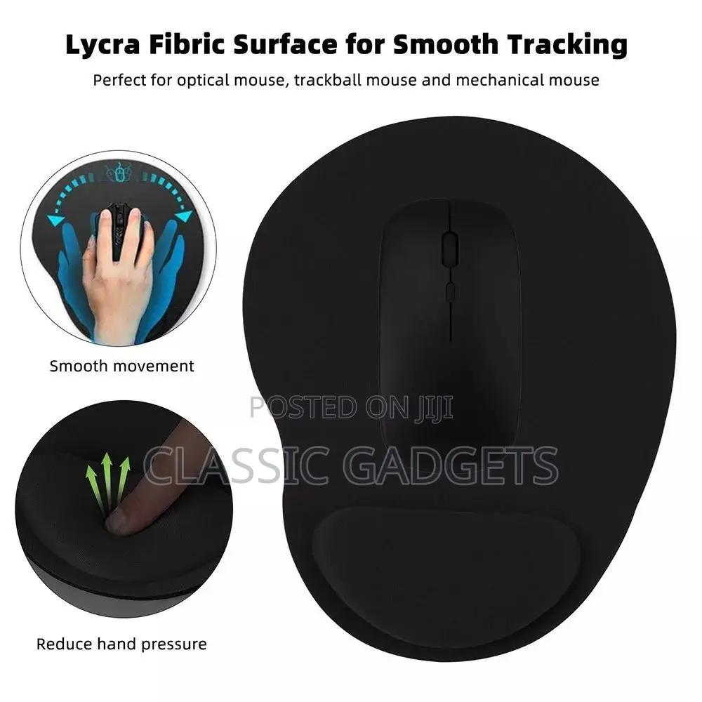 H-16 / H- 17 Mouse Pad With Gel Wrist Rest