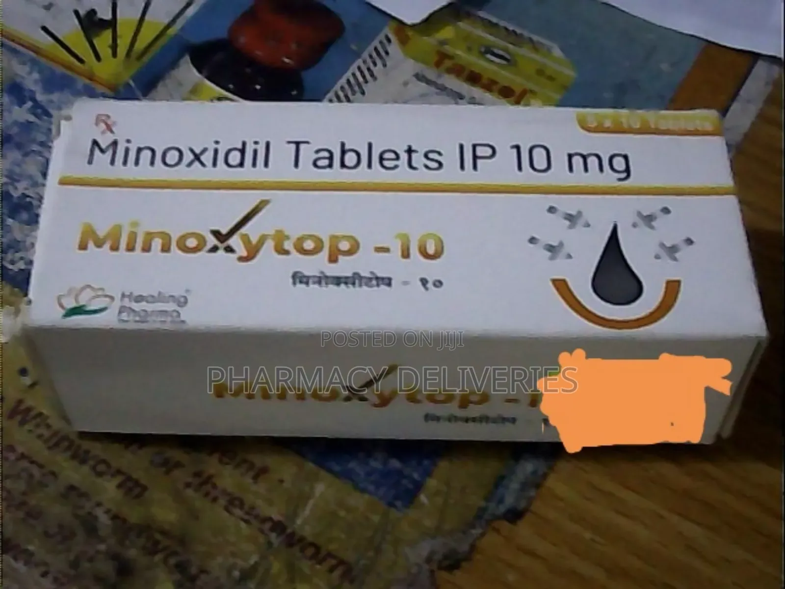 Minoxidil 10mg Pill for Hair Hormone Enhancement for Growth
