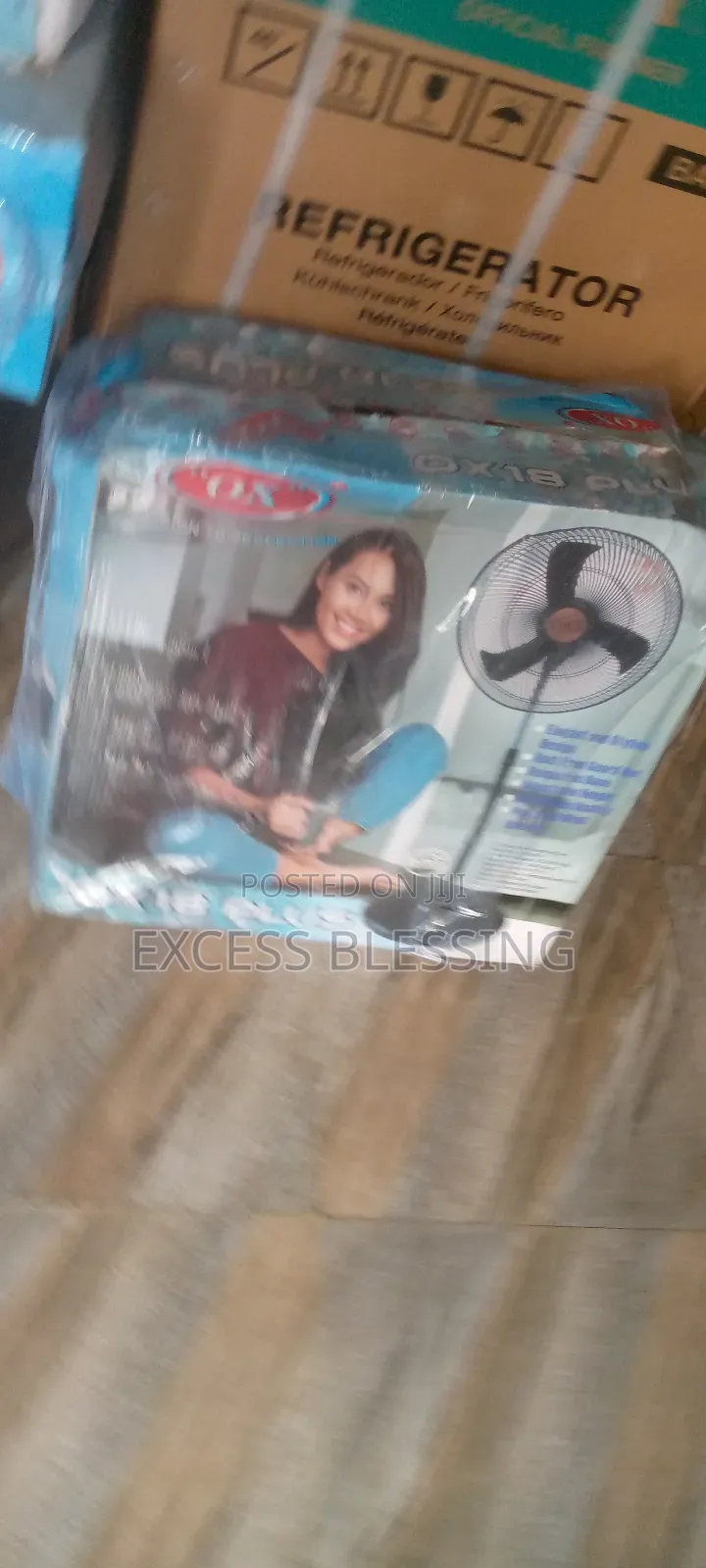 New in Ox Sf_1618 Original Standing Fan