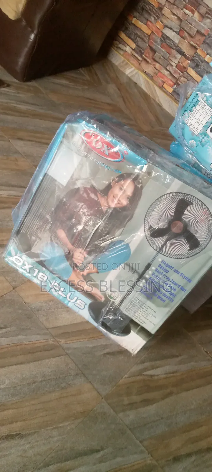 New in Ox Sf_1618 Original Standing Fan