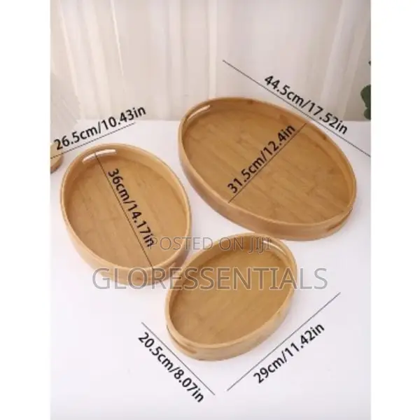 3 in 1 Wooden Serving Tray