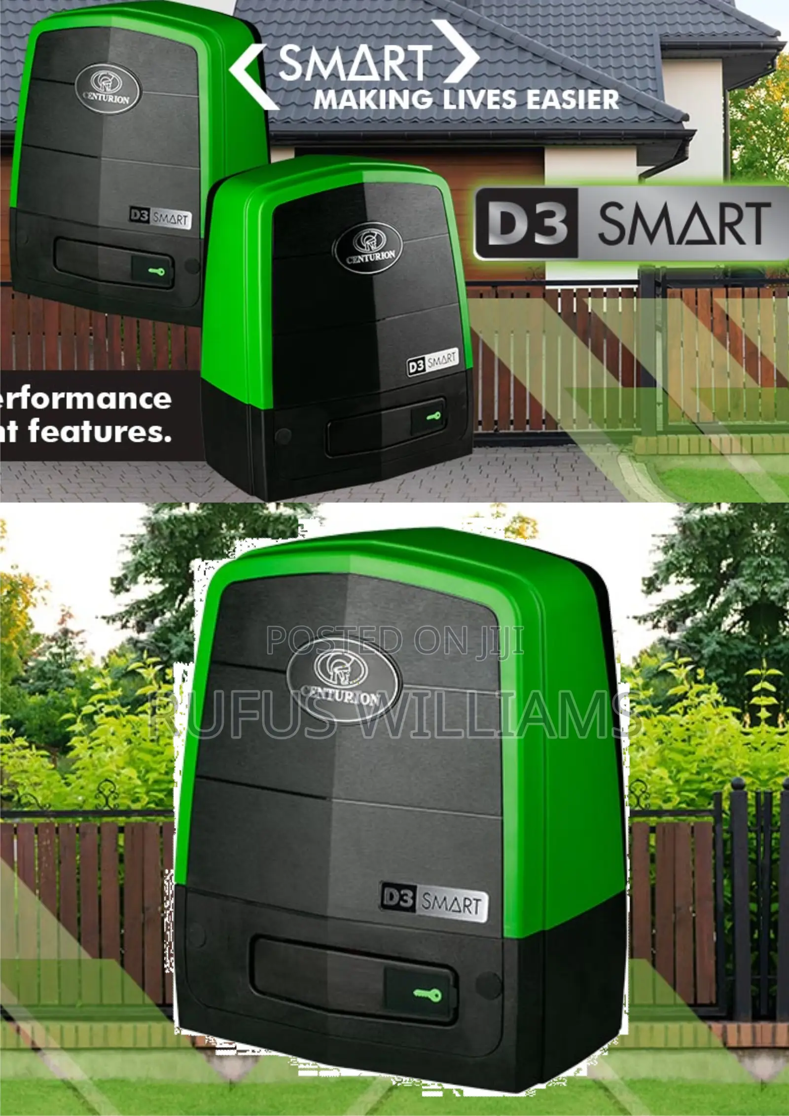Centurion D3 Smart Gate Motor for 300kg Gates: