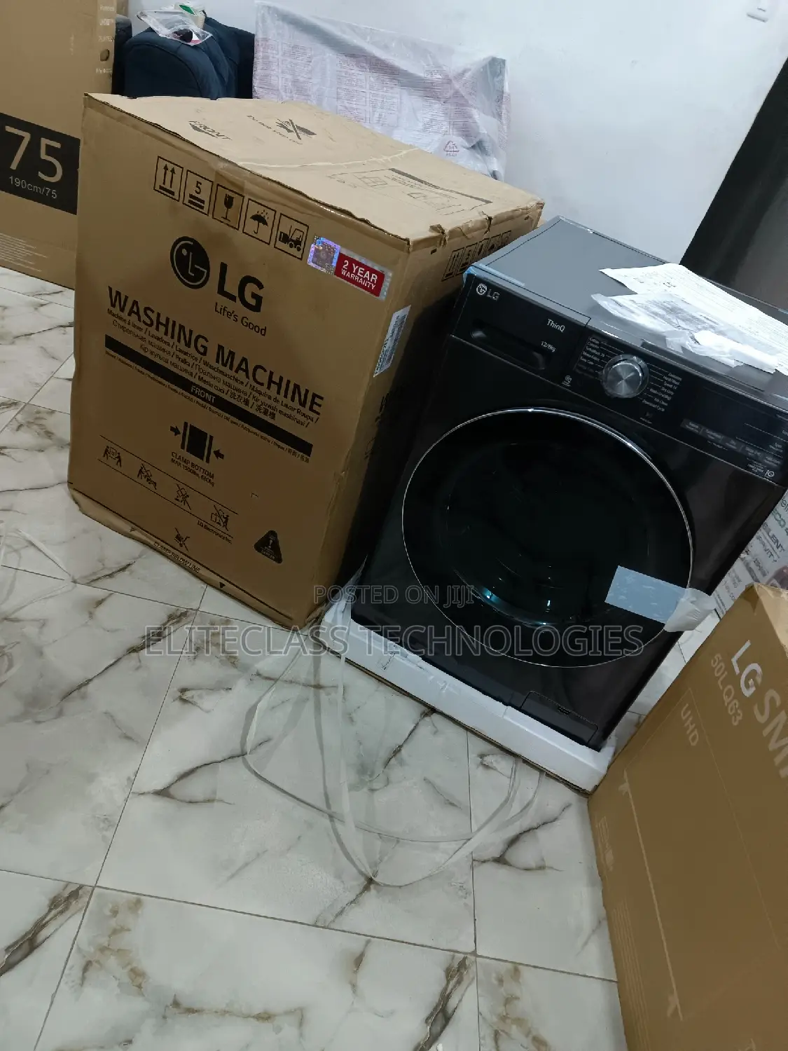 Quality LG 12kg Automatic Washing Machine WM4V9BCP2EE
