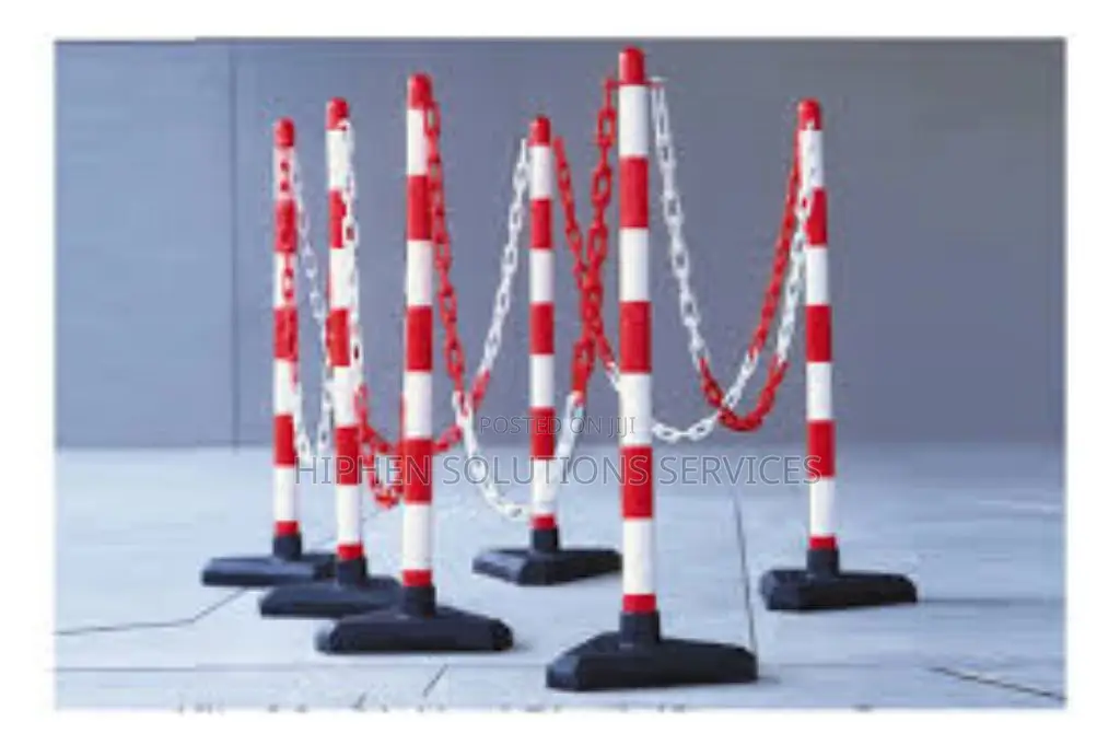 Portable Safety Barrier Fixed Parking Cones Security Posts