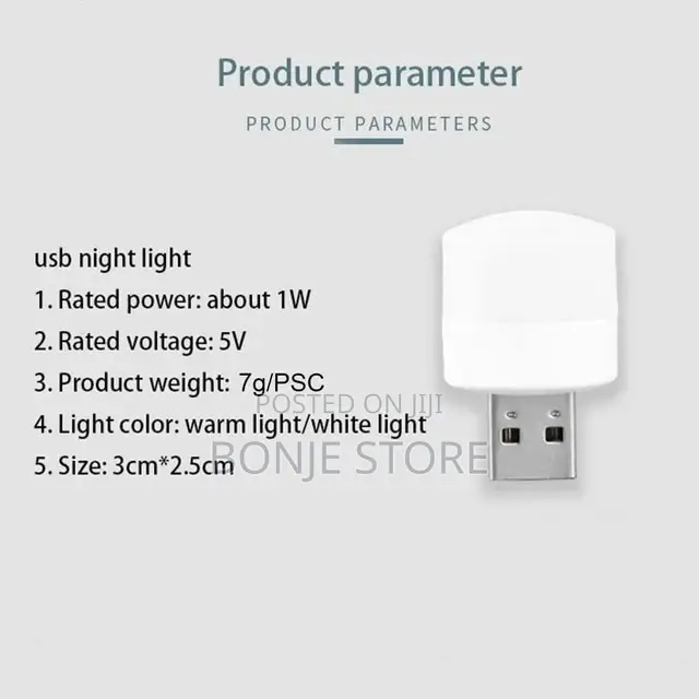 Mini Portable USB Night Light Eye Protection LED Lamp