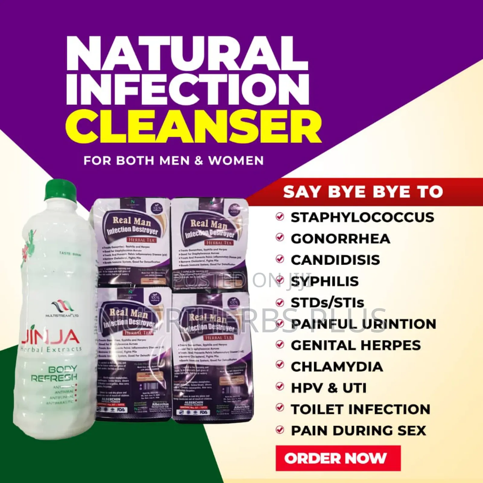 Jinja + Infection Destroyer: Permanent Cure Staphylococcus