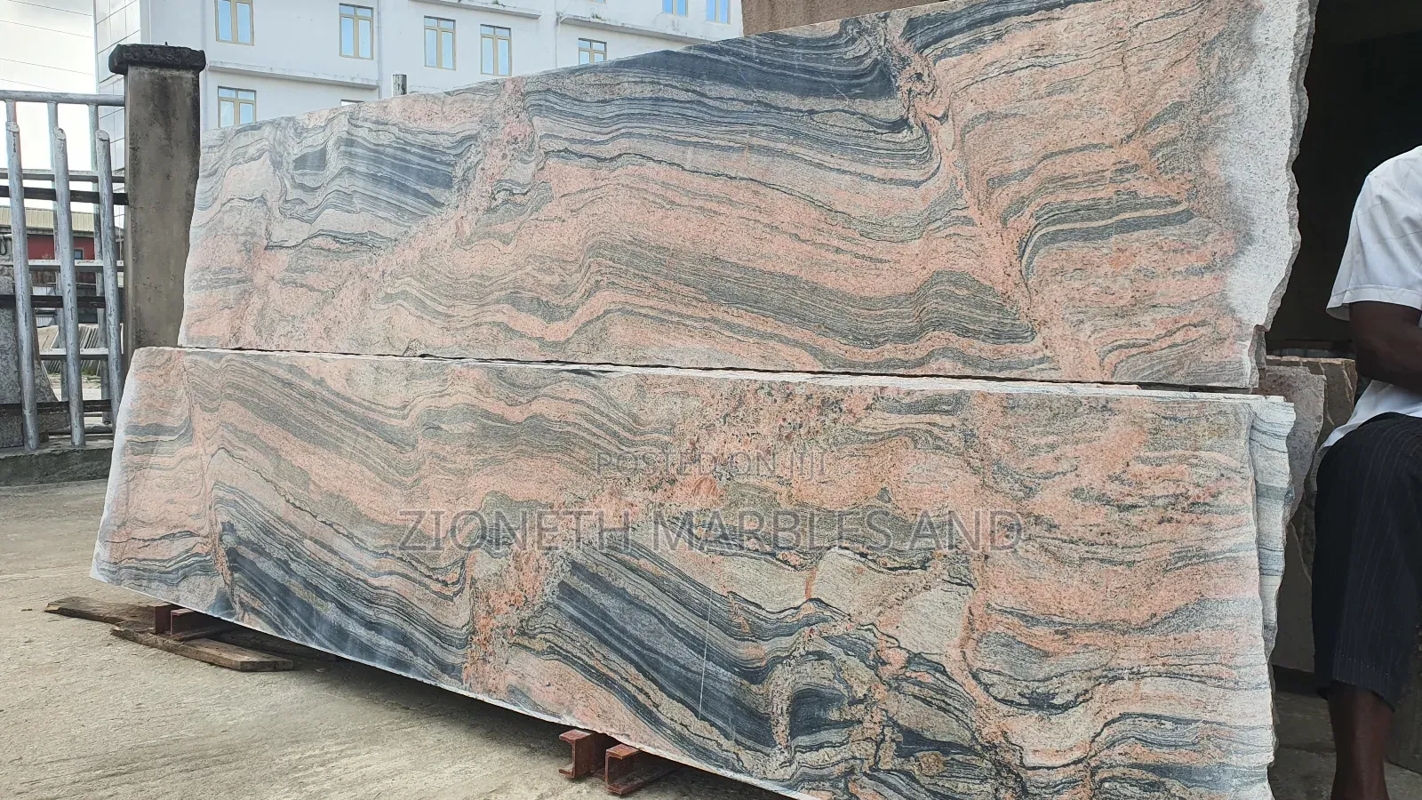 Nigerian Red Juprano Granite Slab