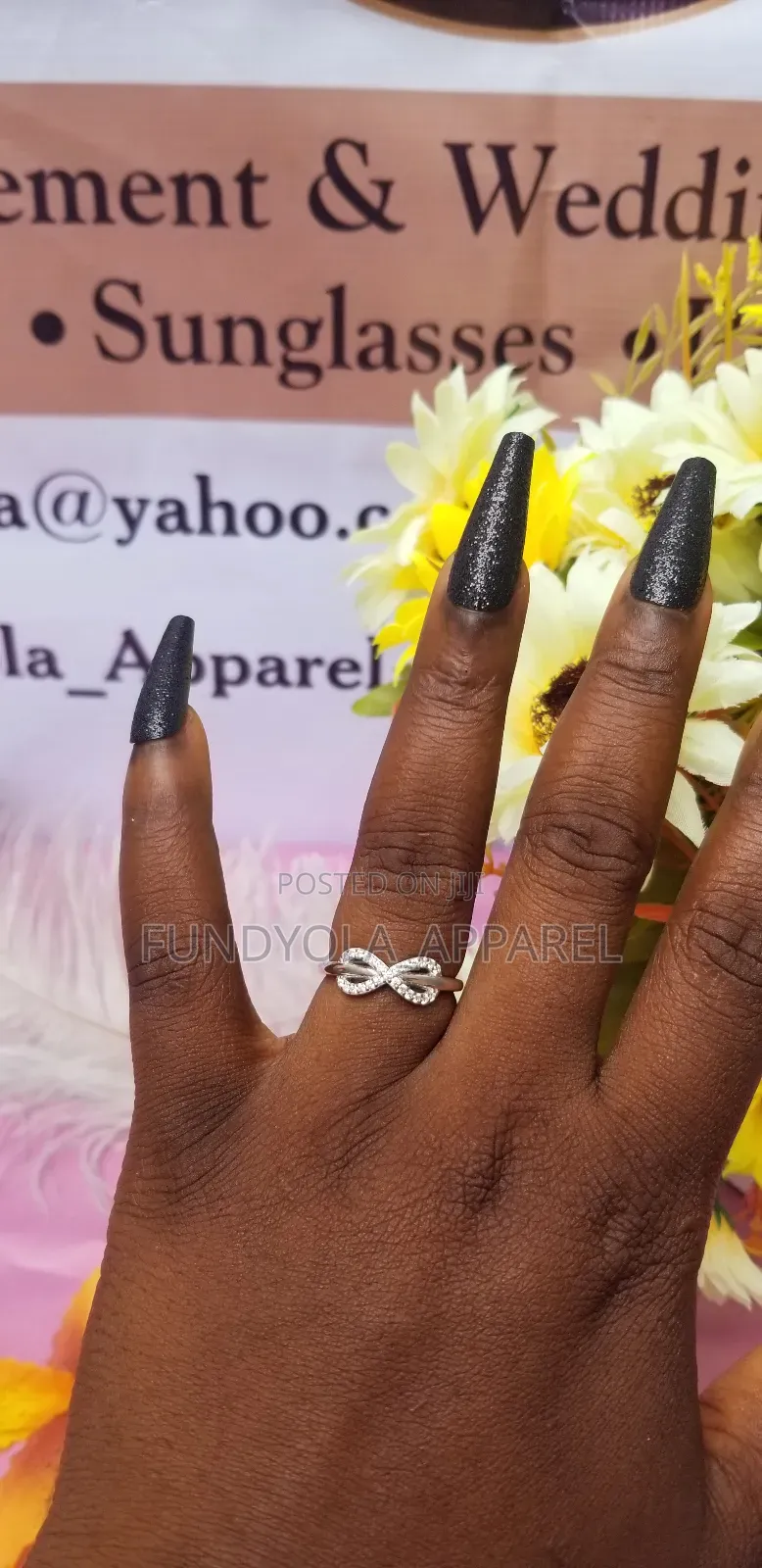 S925 Infinity Bandsilver Engagement Ring
