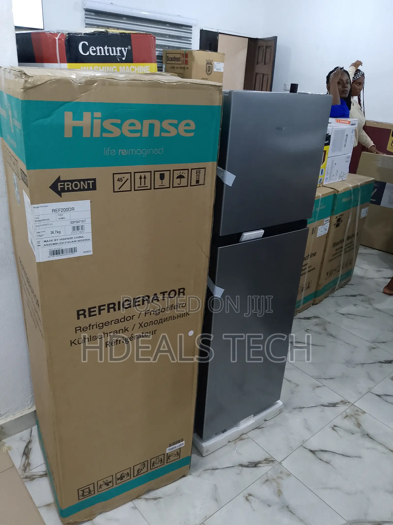 Hisense 154 Litres Double Door Refrigerator (REF 200 DR)