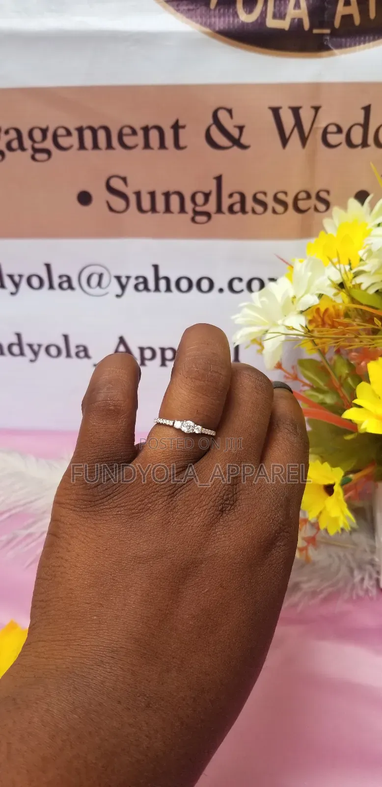 S925 Sterling Silver Engagement Ring