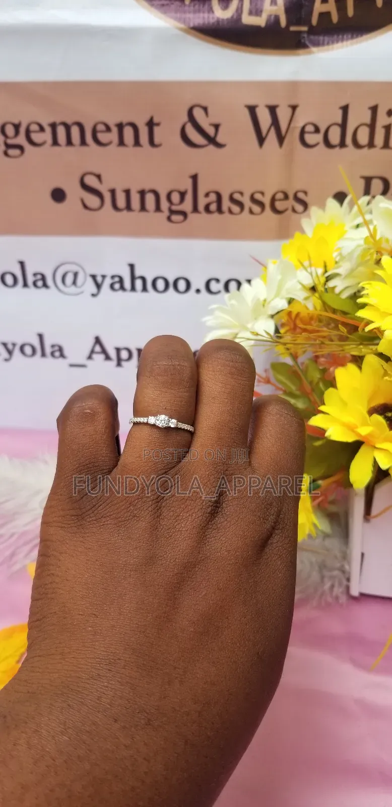 S925 Sterling Silver Engagement Ring