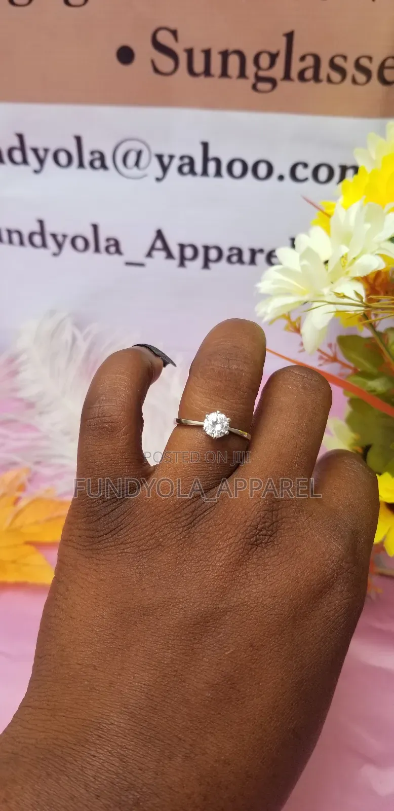 S925. Sterling Silver Engagement Ring