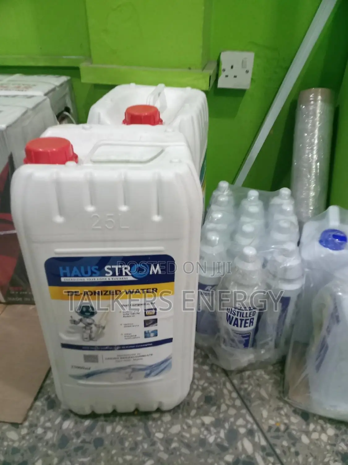 Hausstrom 25 Litres De-Ionized Distilled Water