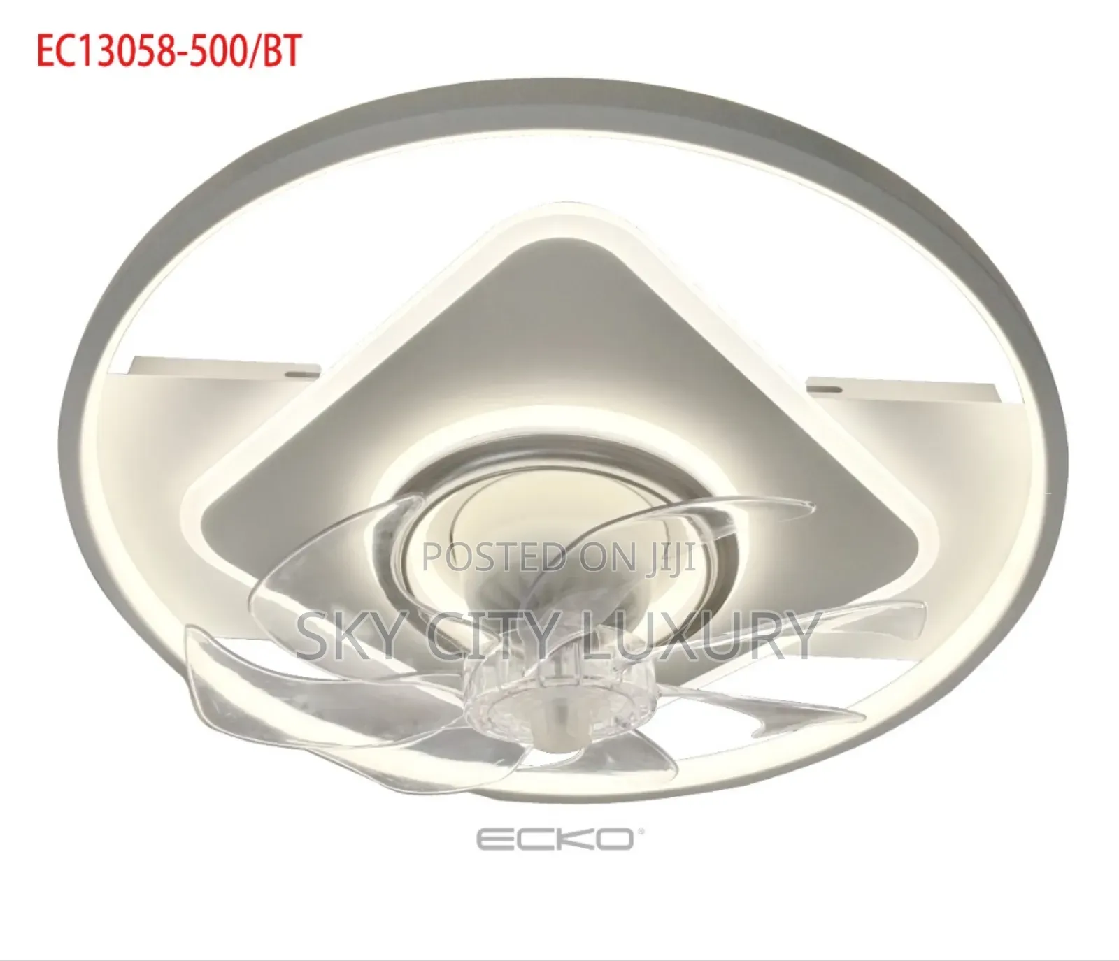 Led Fan Ceiling Flush Light