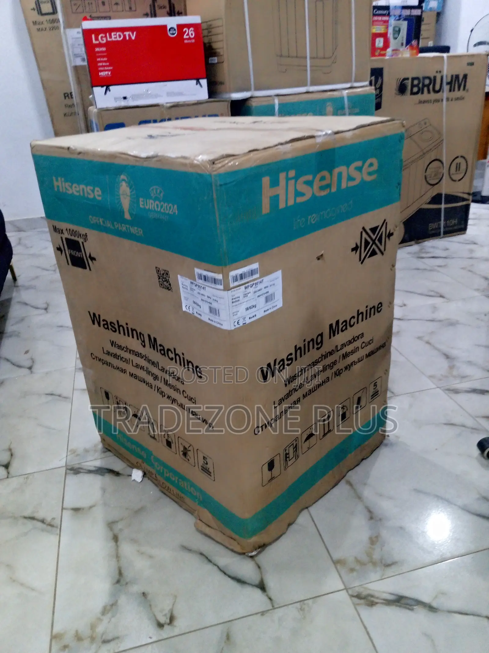 Hisense 8kg Inverter Automatic Fr0ont Loader Washer