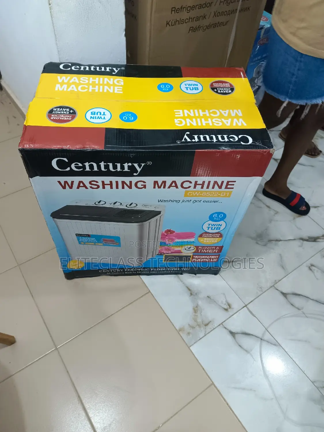 New in Century 6kg Washing Machine CW8522-B1