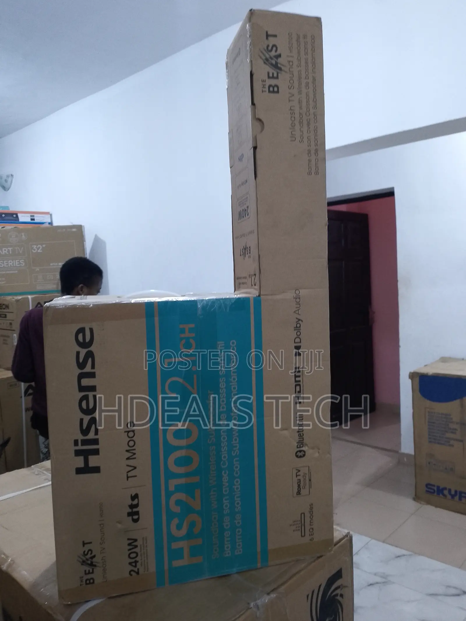 Smart Hisense Sound Bar With Bluetooth , HDMI,Subwoofer 