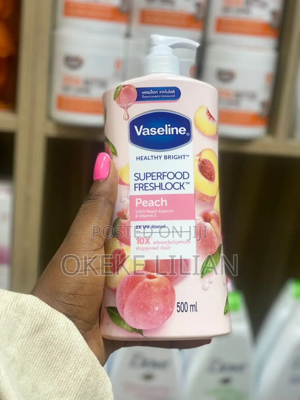 Vaseline Healthy Bright Superfood Fresh Lock Body Lotion