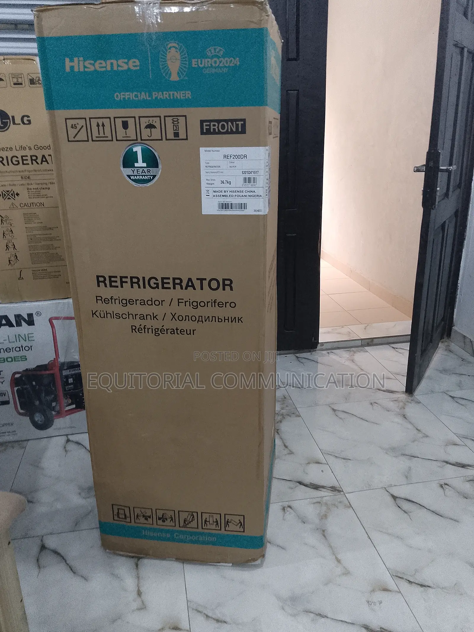 Long Lasting 145litres Hisense Double Door Ref 
