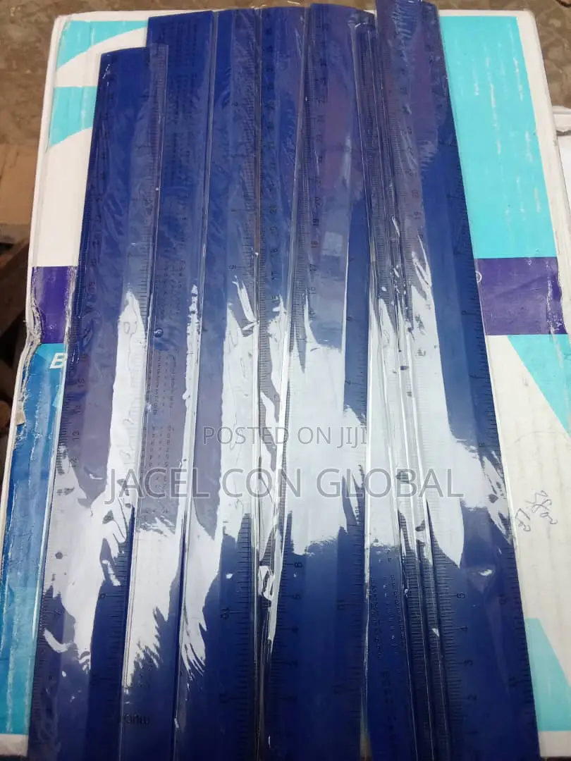 Colorful Plastic Long Ruler ( 30cm Length )