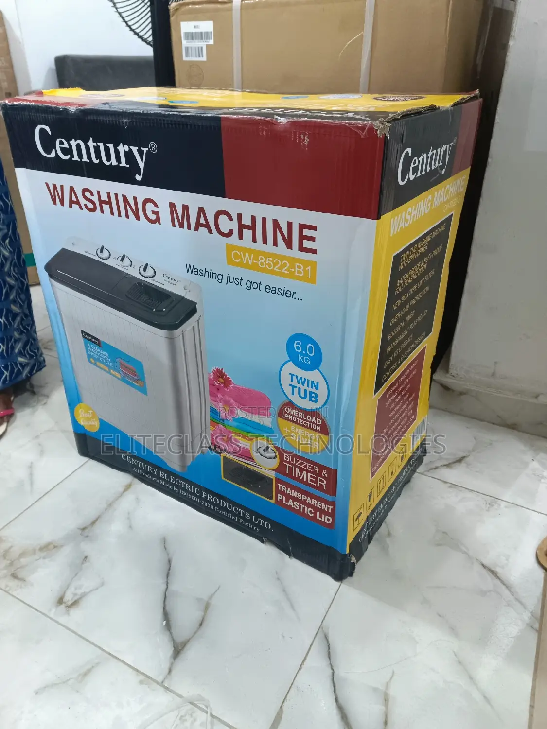 Customer Choice Century 6kg Washing Machine CW8522-B1