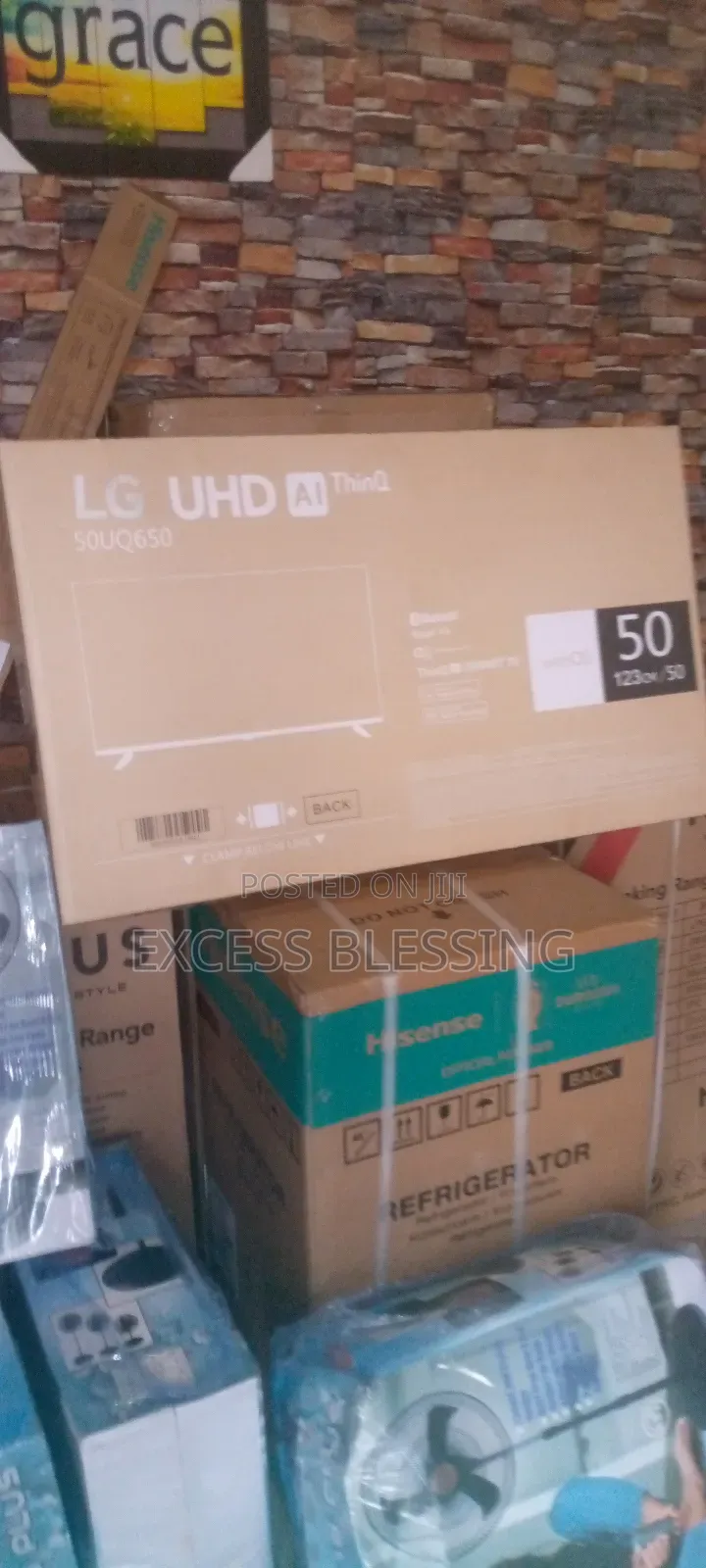 Quality 50" Lg Smart Tv+Netflix And Youtube