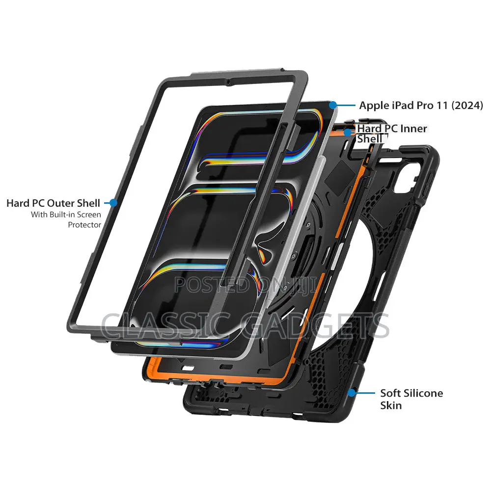 Defender Case for Apple iPad Pro 11” M4, M5 /Air 11” M2 -2024 and 2025