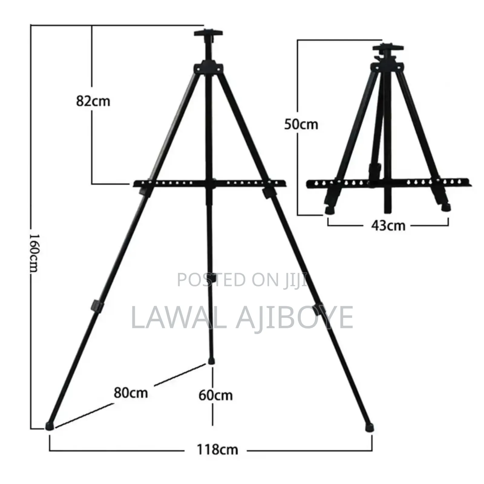 Portable Adjustable Metal Sketch Easel Sketch Drawing For