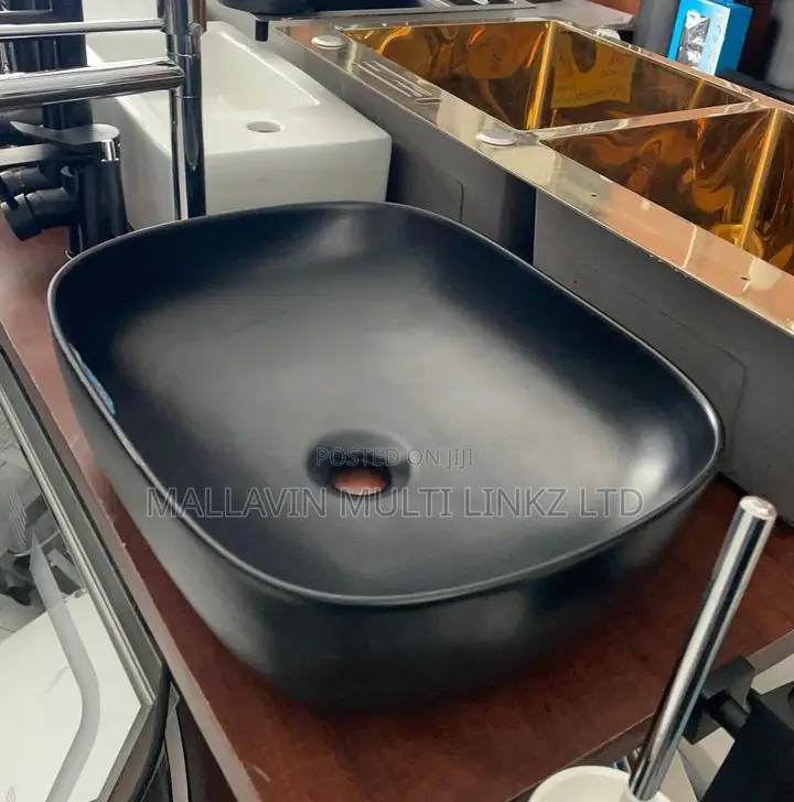 Matte Black Countertop Wash Hand Basins