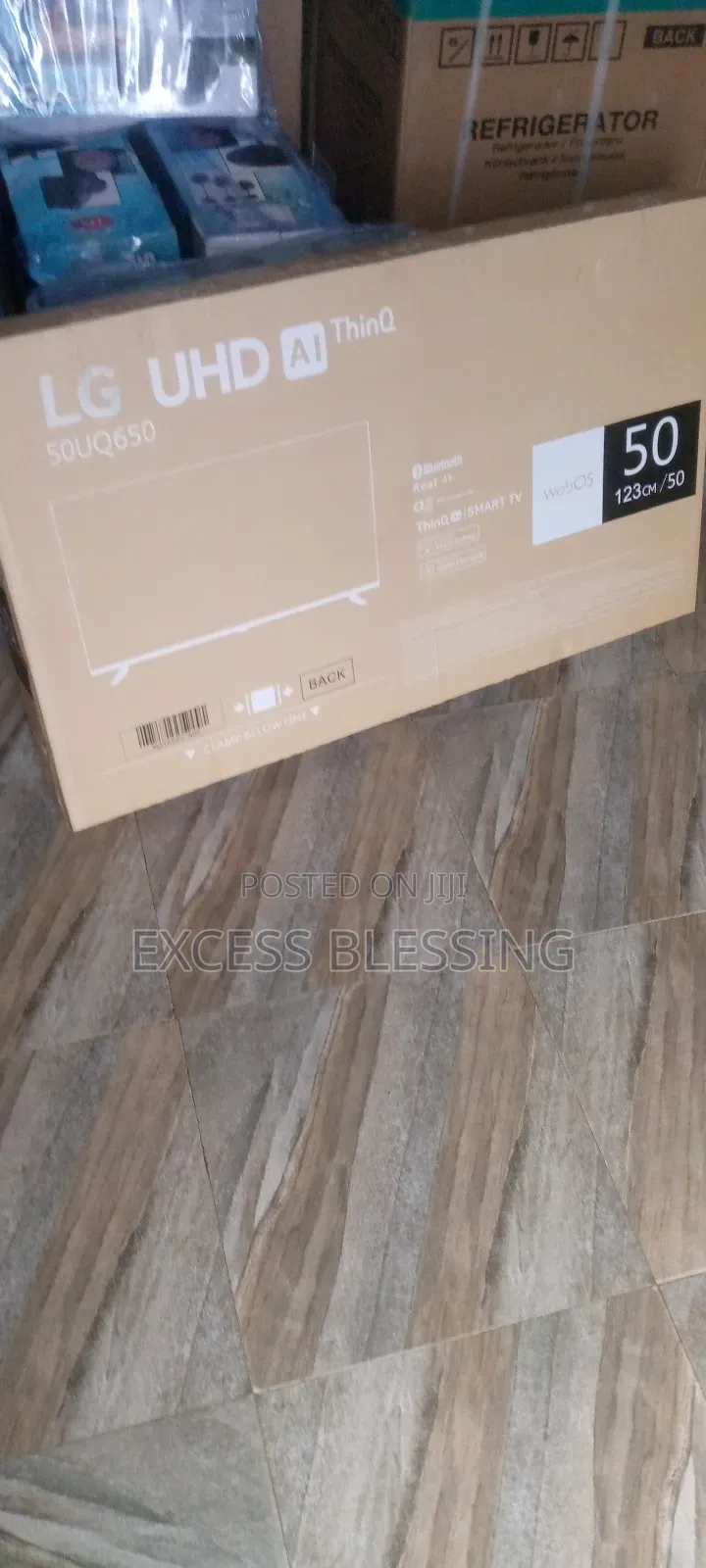 New Frameless 50" Lg Smart Tv + Bluetooth _50qu650