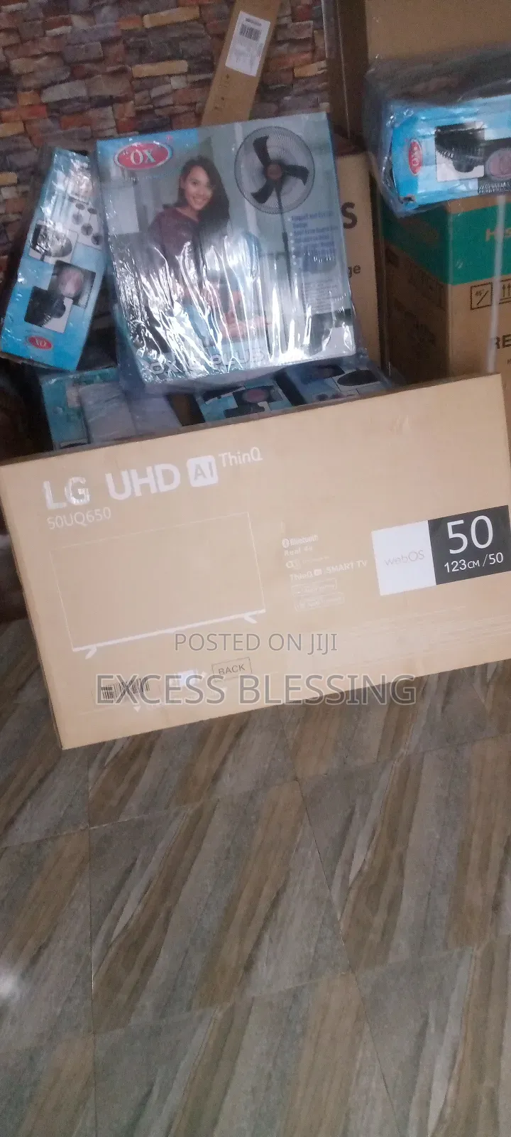 New Quality 50 Inches Lg Frameless Smart Tv+Youtube _50qu650