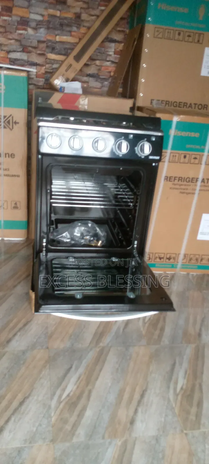 Skyrun _gcs_4gix Standing Gas Cooker 50/50 4 Burners