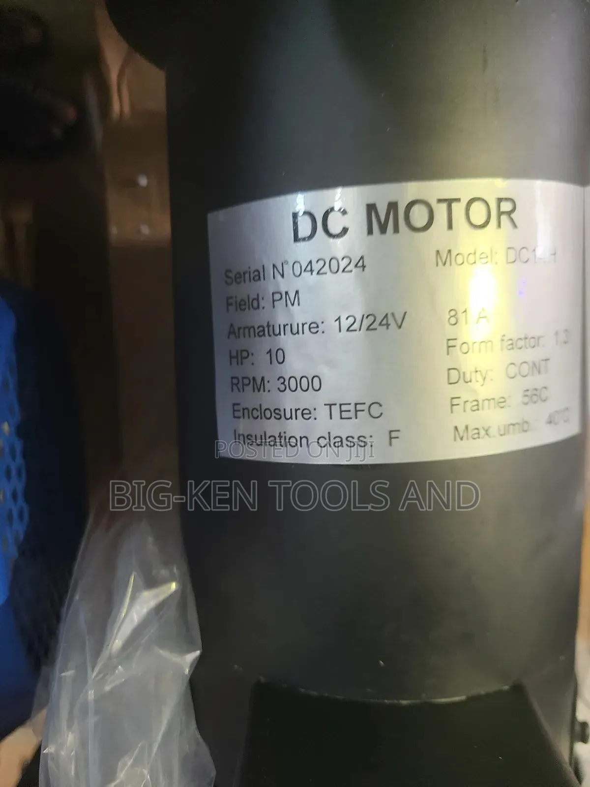 10hp 12v/24v Dc Motor