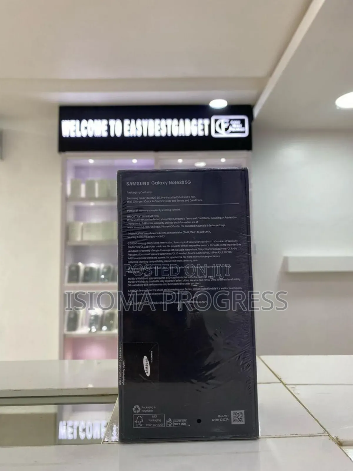 New Samsung Galaxy Note 20 5G 256 GB Gray