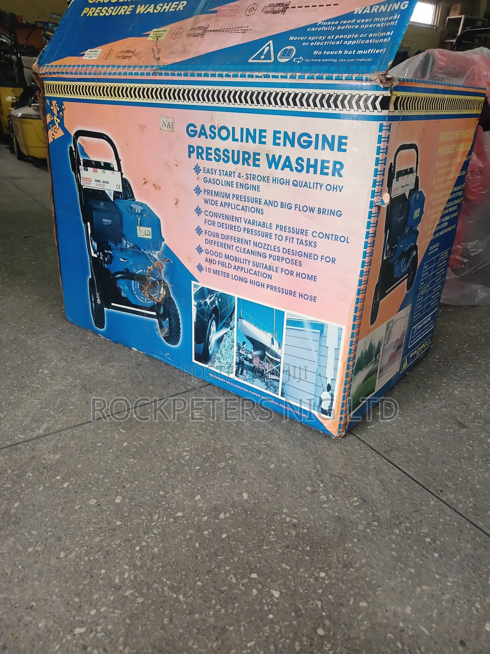 Original Kingwash 13hp Qh-250 Gasoline High Pressure Washer
