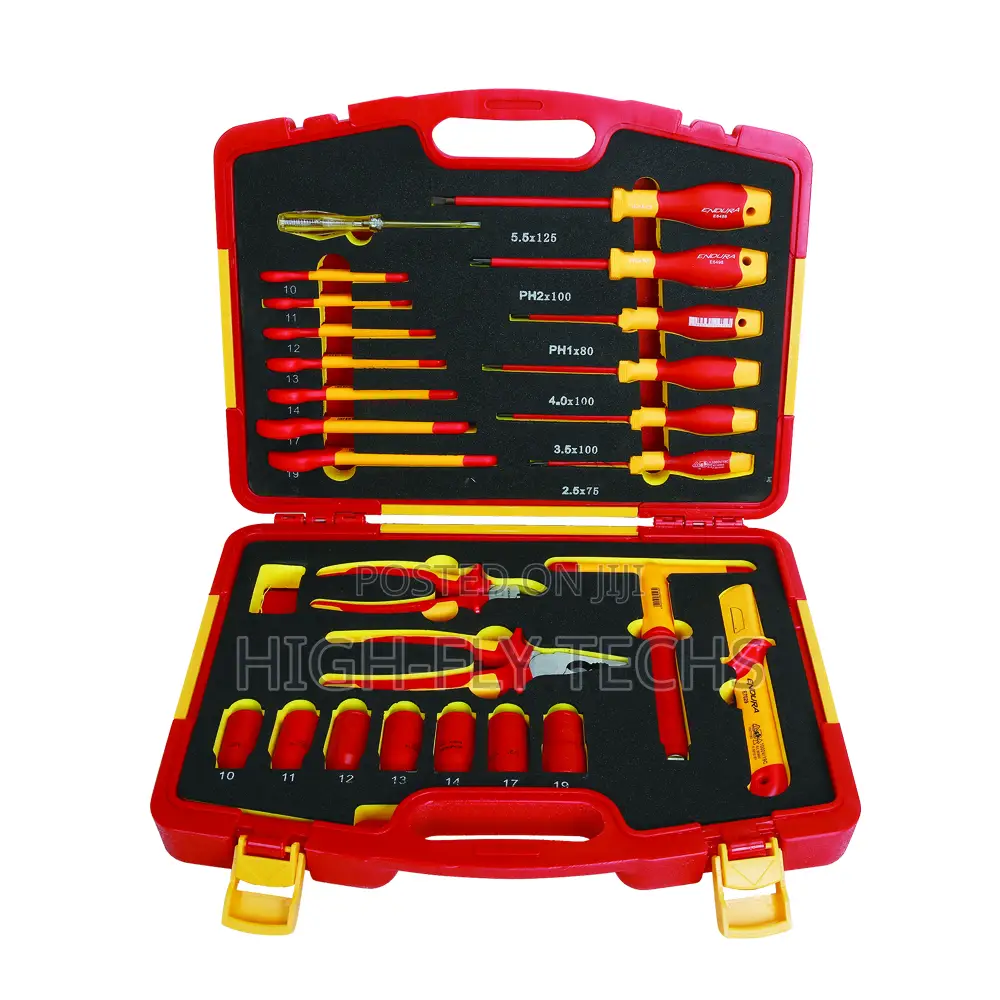 25 Pieces VDE Insulated Hand Tools