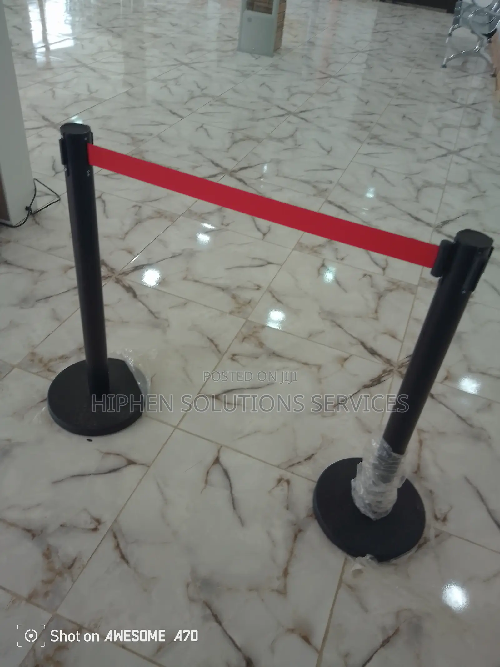 Retractable Belt Crowd Control Barrier Stanchion