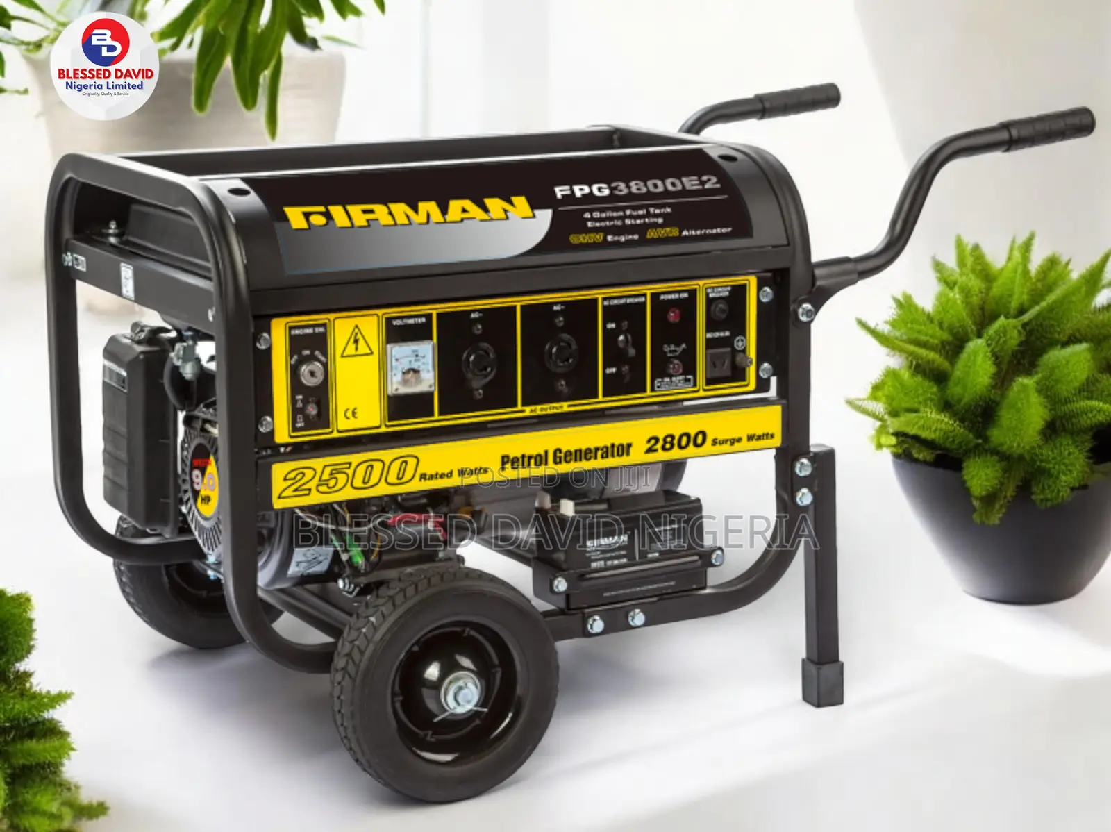 Firman Fpg3800e2, 3.2kva (2.5kw/2500w) Key Starter Generator