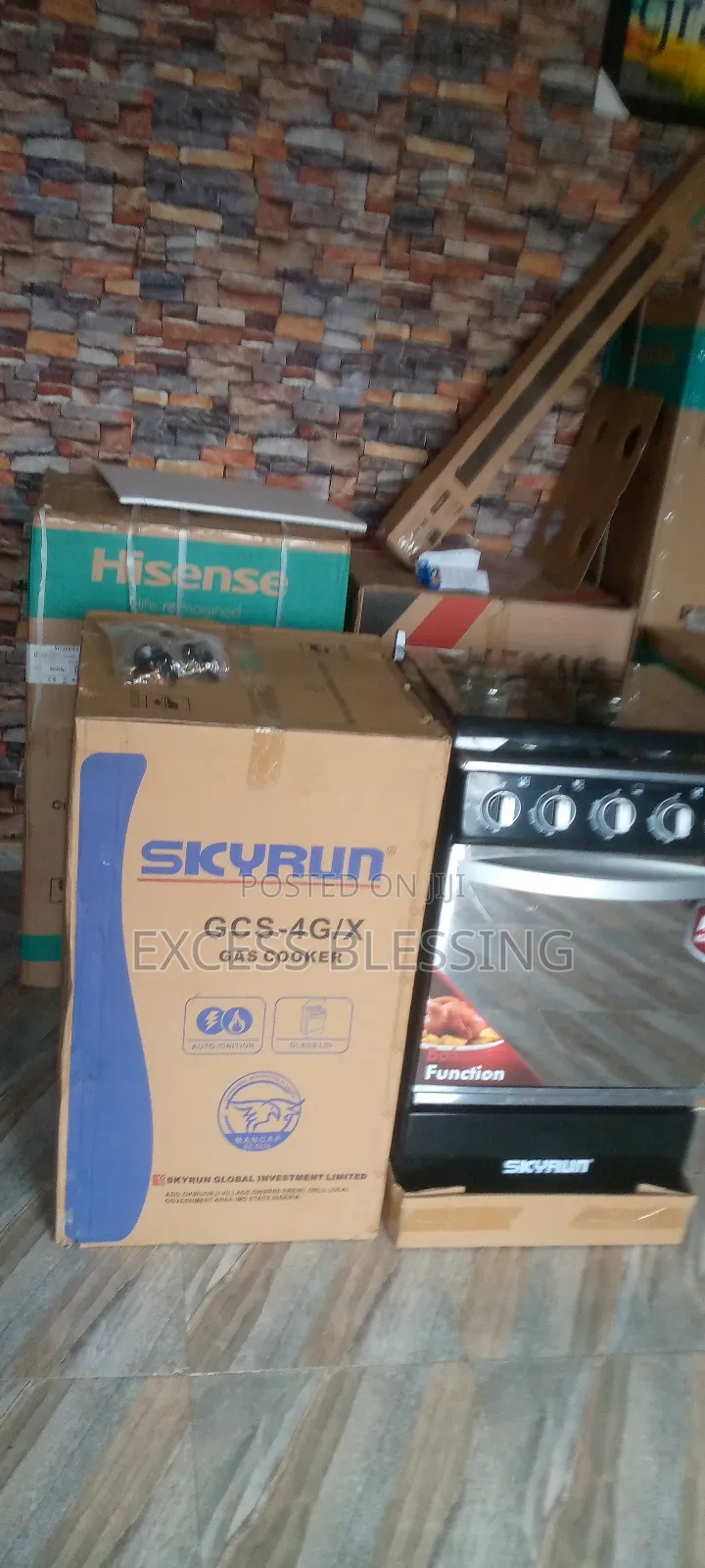 Introducing the New Skyrun 50/50 Gas Cooker-GCS-4gix