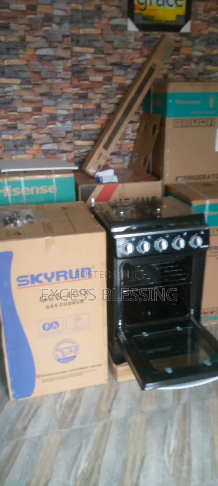New In Quality 50/50 Standing Gas+ Oven-gcs-4gix