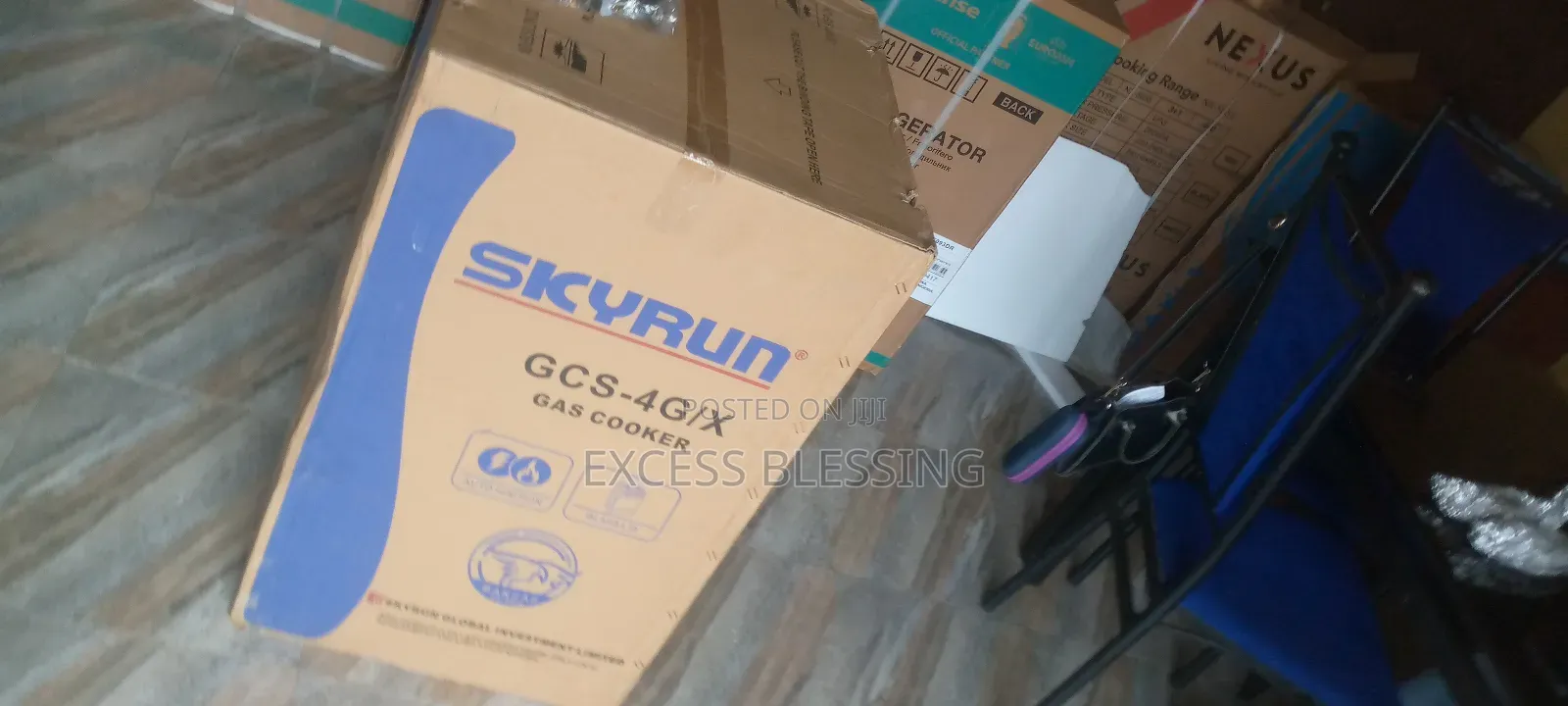 Original Brand New Skyrun 50/50 Gas Cooker+ Oven-GCS-4gix
